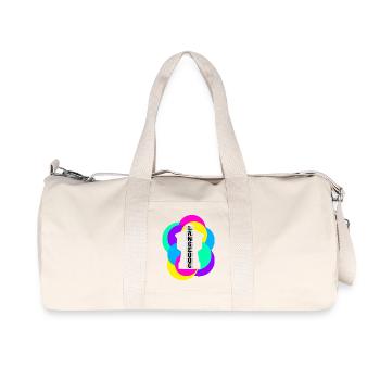 Wasserturm Langeoog bunt - Recycelte Canvas-Sporttasche von Stanley/Stella - Naturweiß - Vorne
