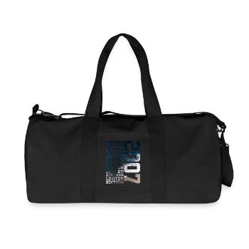 LIMITED EDITION 2007 19 YEARS 19TH BIRTHDAY - Recycled Canvas Sports Bag by Stanley/Stella - black - Front