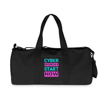 Virée shopping du Cyber Monday - Sac de sport en toile recyclée Stanley/Stella - noir - Devant