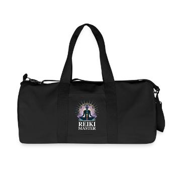 Reiki Master Chakra Energie Holistique - Sac de sport en toile recyclée Stanley/Stella - noir - Devant