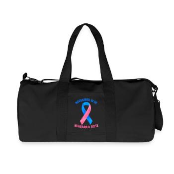 November Blue November Rose - Recycled Canvas Sports Bag by Stanley/Stella - black - Front