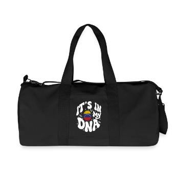 Venezolanische DNA Venezuela Flagge Hispanisch - Recycelte Canvas-Sporttasche von Stanley/Stella - Schwarz - Vorne
