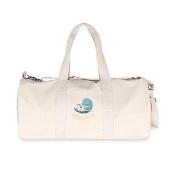Manatee Marine Animal Ocean Loves Tea - Recycled Canvas Sports Bag by Stanley/Stella - natural - Front