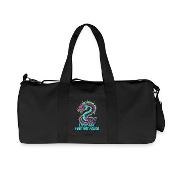 Dragon Neon 404 Glitch - Sac de sport en toile recyclée Stanley/Stella - noir - Devant