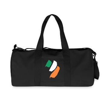 Ireland Flag - Recycled Canvas Sports Bag by Stanley/Stella - black - Front