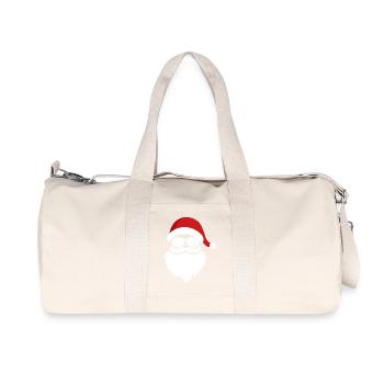 cool santa - Recycled Canvas Sports Bag by Stanley/Stella - natural - Front