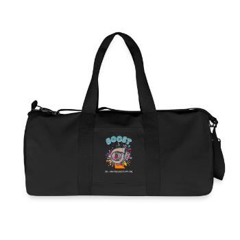 Boost - Recycled Canvas Sports Bag by Stanley/Stella - black - Front
