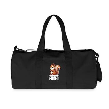 Before You Ask Squirrel Squirrel Rodents - Recycled Canvas Sports Bag by Stanley/Stella - black - Front