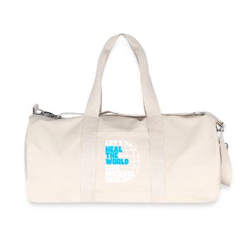 Heal The World - Recycled Canvas Sports Bag by Stanley/Stella - natural - Front