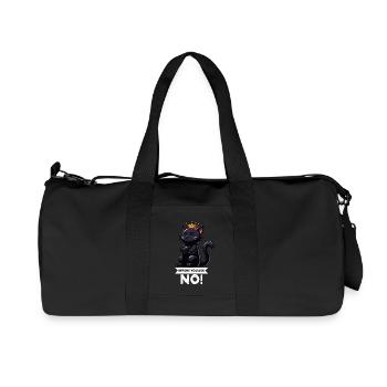 Avant de demander à Chat Chat Chat Amoureux de Chat Chaton - Sac de sport en toile recyclée Stanley/Stella - noir - Devant