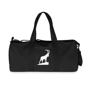 Alpine Bock Silhouette - Recycled Canvas Sports Bag by Stanley/Stella - black - Front