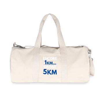 Another 1km is 5km humorous running - Recycled Canvas Sports Bag by Stanley/Stella - natural - Front