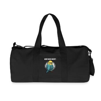 Nerv Mich Nicht Wellensittich Wellensittichhalter - Recycelte Canvas-Sporttasche von Stanley/Stella - Schwarz - Vorne