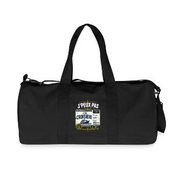 J'Peux Pas J'Ai Croisière Destination Détente - Sac de sport en toile recyclée Stanley/Stella - noir - Devant