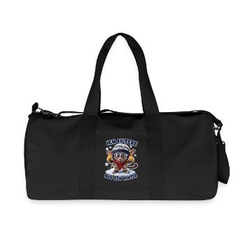 Ich filtere nur den Winter - Recycelte Canvas-Sporttasche von Stanley/Stella - Schwarz - Vorne