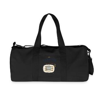 Sardine Social Club Mediterranean Retro - Recycled Canvas Sports Bag by Stanley/Stella - black - Front