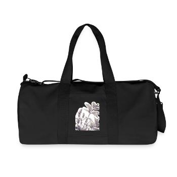 Lavender study in the foliage - Recycled Canvas Sports Bag by Stanley/Stella - black - Front
