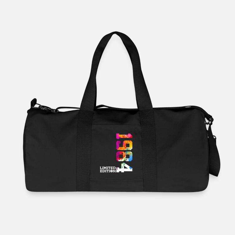 42. GEBURTSTAG LIMITED EDITION 1984 - Recycelte Canvas-Sporttasche von Stanley/Stella - Schwarz