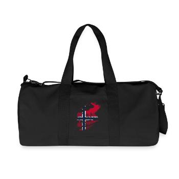 ORIGNAL NORVÉGIEN - Sac de sport en toile recyclée Stanley/Stella - noir - Devant