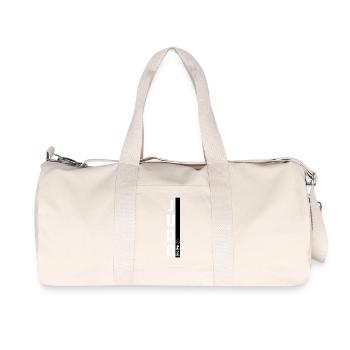 Judo Martial Art Black Belt Gym Dojo - Recycled Canvas Sports Bag by Stanley/Stella - natural - Front