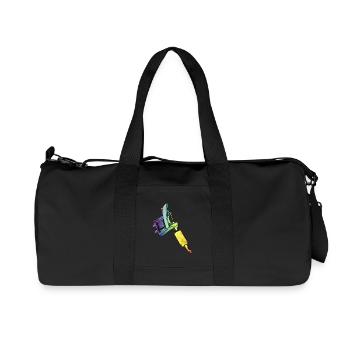 dermograph - Recycelte Canvas-Sporttasche von Stanley/Stella - Schwarz - Vorne