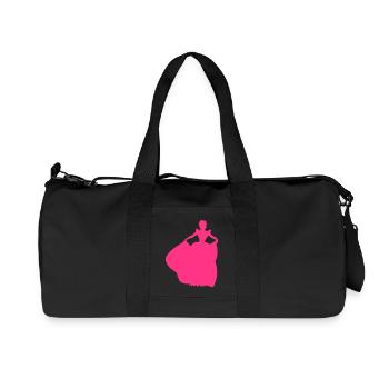 Princess Queen Gift Idea Fairy Tale Castle - Recycled Canvas Sports Bag by Stanley/Stella - black - Front