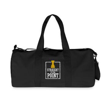 Schach - Direkt zum Punkt - Recycelte Canvas-Sporttasche von Stanley/Stella - Schwarz - Vorne