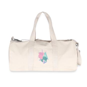 Shape Design Vintage Tribar - Sac de sport en toile recyclée Stanley/Stella - blanc naturel - Devant