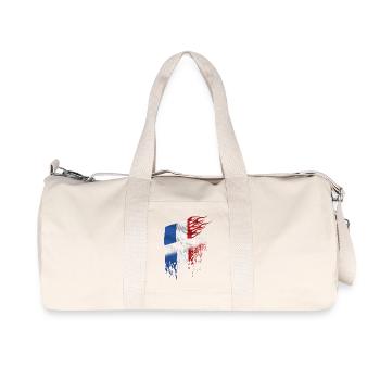france drapeau - Sac de sport en toile recyclée Stanley/Stella - blanc naturel - Devant