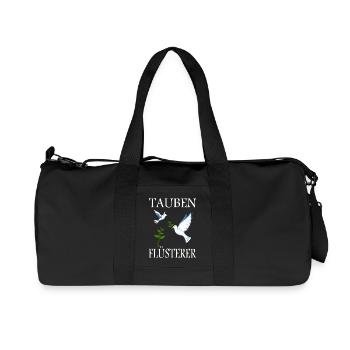 Tauben Flüsterer - Recycelte Canvas-Sporttasche von Stanley/Stella - Schwarz - Vorne
