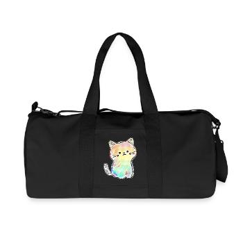 The redro cat in color - Recycled Canvas Sports Bag by Stanley/Stella - black - Front