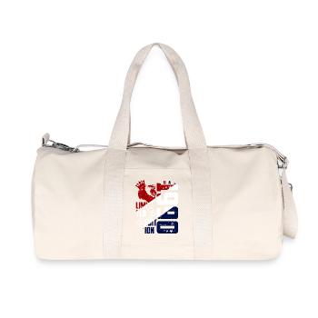 1990 Born USA - Recycled Canvas Sports Bag by Stanley/Stella - natural - Front