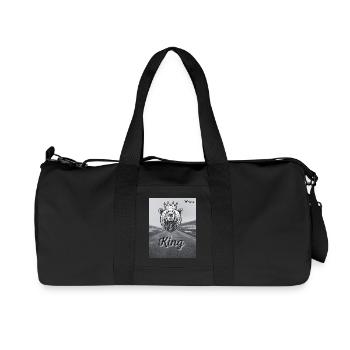 King - Recycled Canvas Sports Bag by Stanley/Stella - black - Front