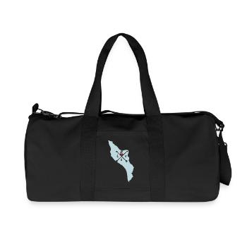 Il d'oléron love all directions - Recycled Canvas Sports Bag by Stanley/Stella - black - Front