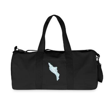 Il d'Oléron I love - Recycled Canvas Sports Bag by Stanley/Stella - black - Front