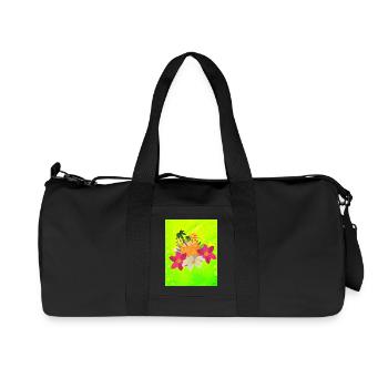 Sommer Vibe - Recycelte Canvas-Sporttasche von Stanley/Stella - Schwarz - Vorne