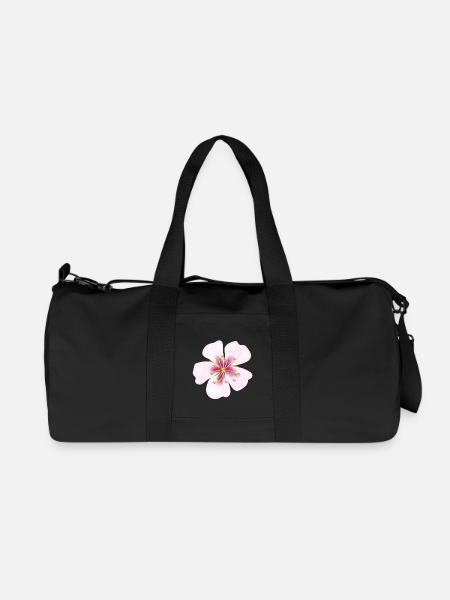 Blüte - Recycelte Canvas-Sporttasche von Stanley/Stella - Schwarz
