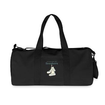 life is better with sneakers Turnschuh - Recycelte Canvas-Sporttasche von Stanley/Stella - Schwarz - Vorne