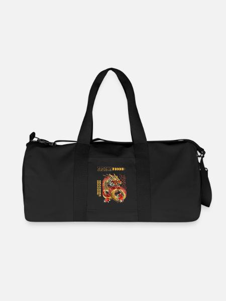 Drachentöter - Recycelte Canvas-Sporttasche von Stanley/Stella - Schwarz