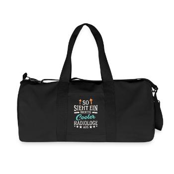 So sieht ein richtig cooler Radiologe aus Röntgen - Recycelte Canvas-Sporttasche von Stanley/Stella - Schwarz - Vorne