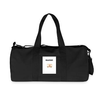 I love Camping - Recycelte Canvas-Sporttasche von Stanley/Stella - Schwarz - Vorne