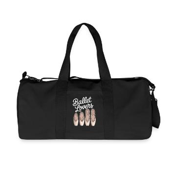 Ballet Lovers Five Slippers - Recycled Canvas Sports Bag by Stanley/Stella - black - Front