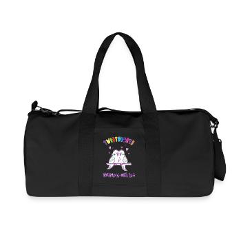 Tweethearts Flattering with love - Recycled Canvas Sports Bag by Stanley/Stella - black - Front