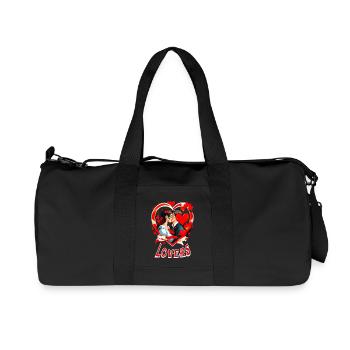Liebespaar - Recycelte Canvas-Sporttasche von Stanley/Stella - Schwarz - Vorne
