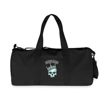 BIKERKING - Recycelte Canvas-Sporttasche von Stanley/Stella - Schwarz - Vorne