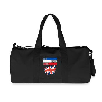 OLD SCHOOL BIKER UK - Recycled Canvas Sports Bag by Stanley/Stella - black - Front