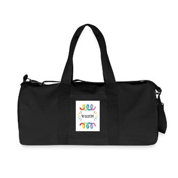 Proud - Recycelte Canvas-Sporttasche von Stanley/Stella - Schwarz - Vorne