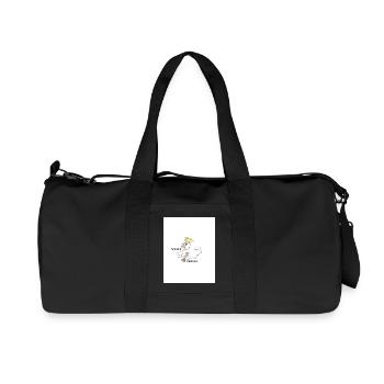 Canard - Sac de sport en toile recyclée Stanley/Stella - noir - Devant
