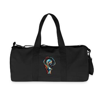 Colorful woman - Recycled Canvas Sports Bag by Stanley/Stella - black - Front