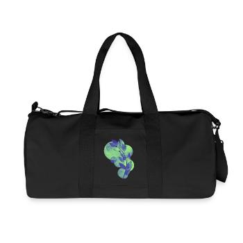 Plans - Sac de sport en toile recyclée Stanley/Stella - noir - Devant